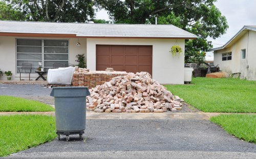 Eco-friendly disposal and recycling during garage clearance